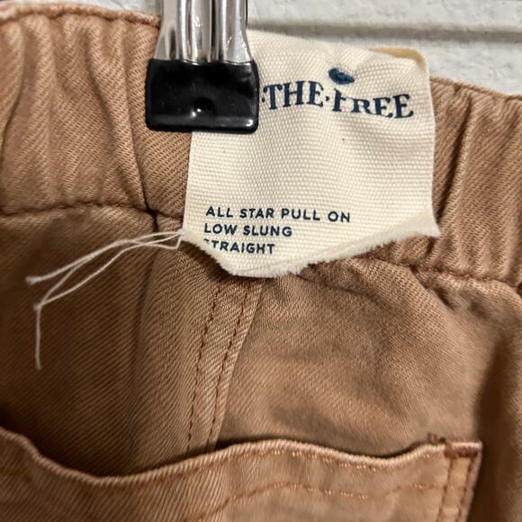 NEW Free People All Star Pull-On Jeans Brown Size Small Y2k Cargo Baggy Barrel - Picture 5 of 11